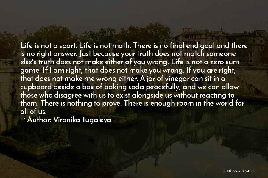 Disagree With Life Quotes By Vironika Tugaleva