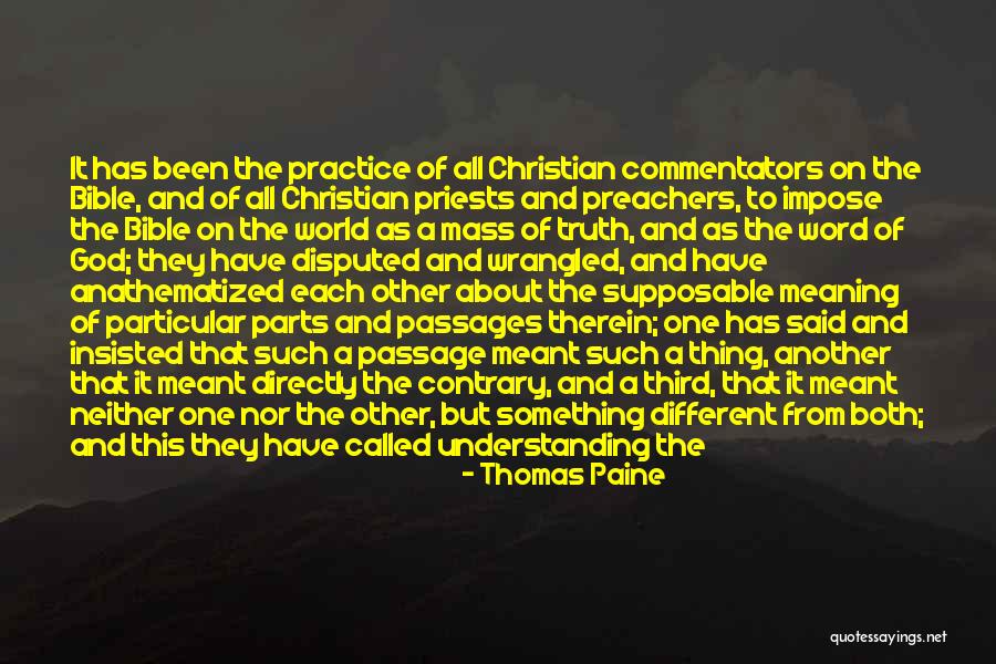 Disagreement Bible Quotes By Thomas Paine Disagreement Bible Quotes By Thomas Paine