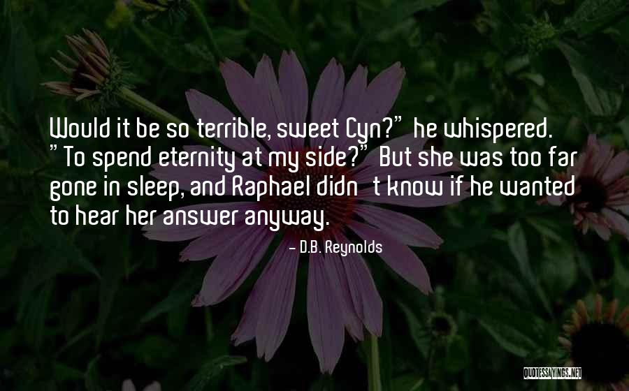 Disagreement With Friends Quotes By D.B. Reynolds Disagreement With Friends Quotes By D.B. Reynolds