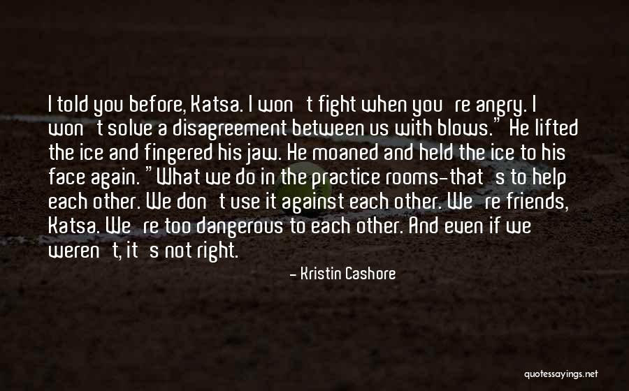 Disagreement With Friends Quotes By Kristin Cashore Disagreement With Friends Quotes By Kristin Cashore