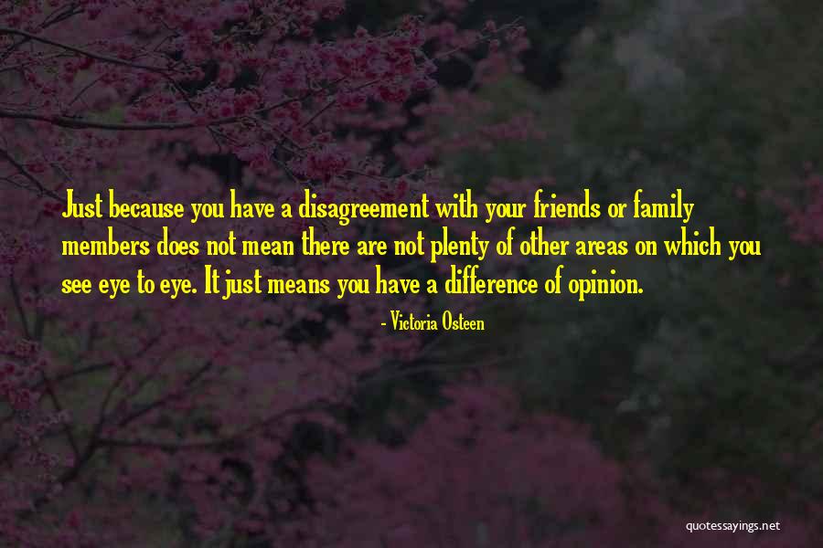 Disagreement With Friends Quotes By Victoria Osteen Disagreement With Friends Quotes By Victoria Osteen