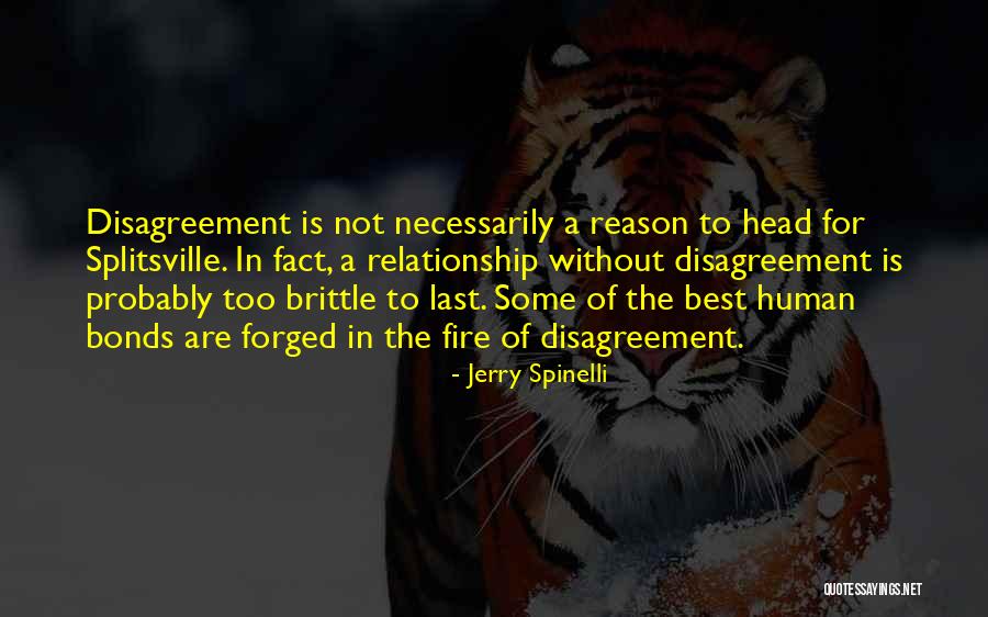 Disagreements In Relationships Quotes By Jerry Spinelli Disagreements In Relationships Quotes By Jerry Spinelli