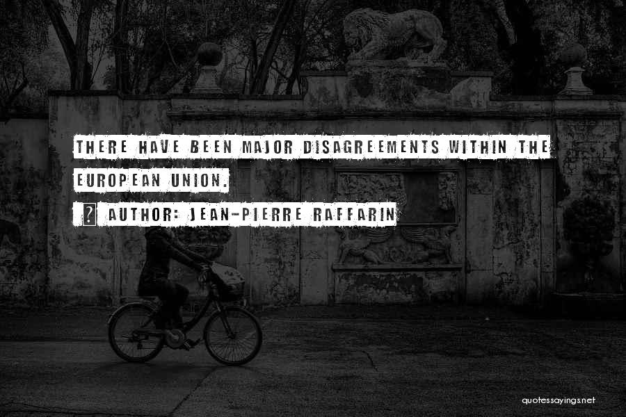 Disagreements Quotes By Jean-Pierre Raffarin