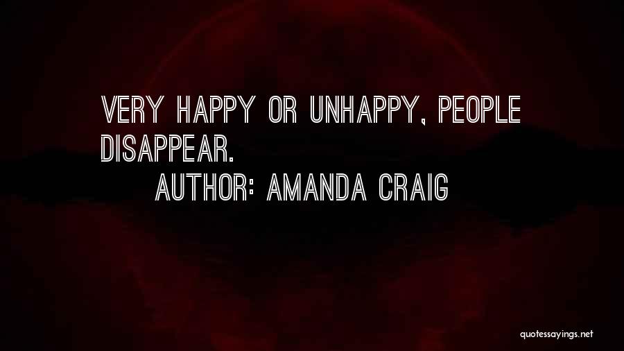 Disappearance Quotes By Amanda Craig