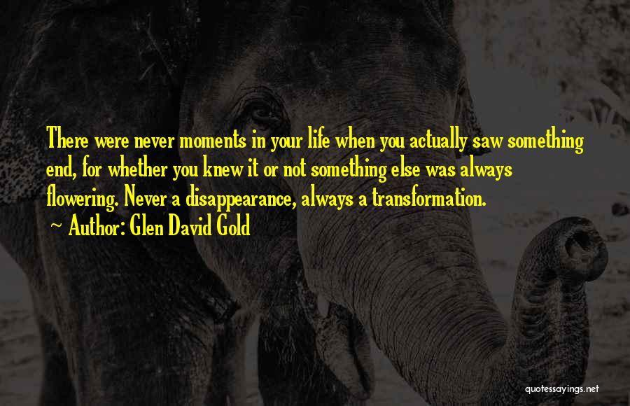 Disappearance Quotes By Glen David Gold