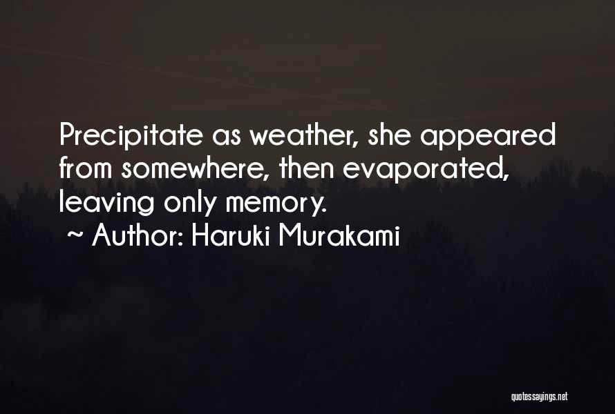 Disappearance Quotes By Haruki Murakami