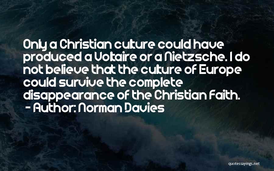 Disappearance Quotes By Norman Davies