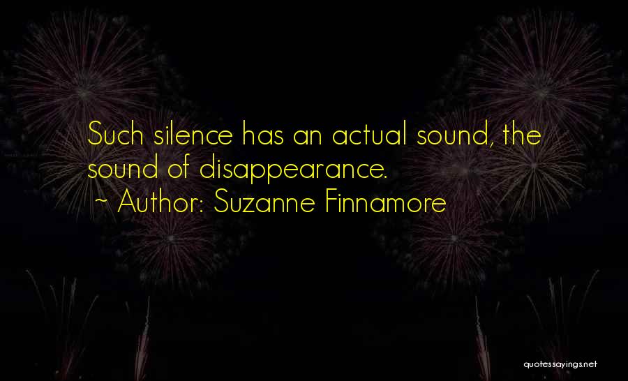 Disappearance Quotes By Suzanne Finnamore