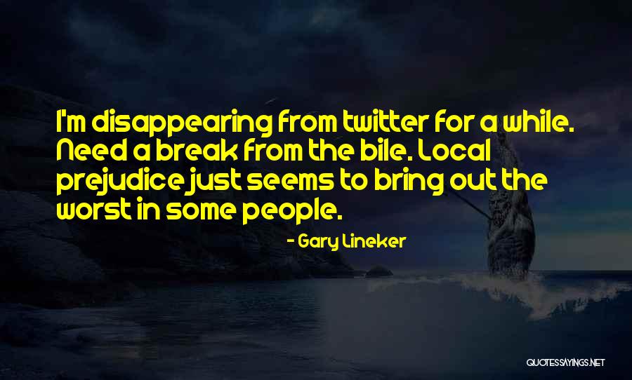 Disappearing For A While Quotes By Gary Lineker Disappearing For A While Quotes By Gary Lineker