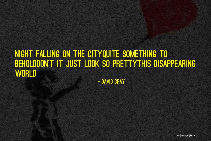 Disappearing From The World Quotes By David Gray Disappearing From The World Quotes By David Gray