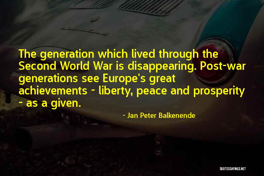 Disappearing From The World Quotes By Jan Peter Balkenende Disappearing From The World Quotes By Jan Peter Balkenende