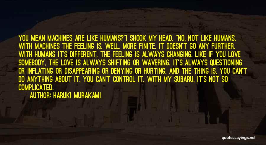 Disappearing Love Quotes By Haruki Murakami