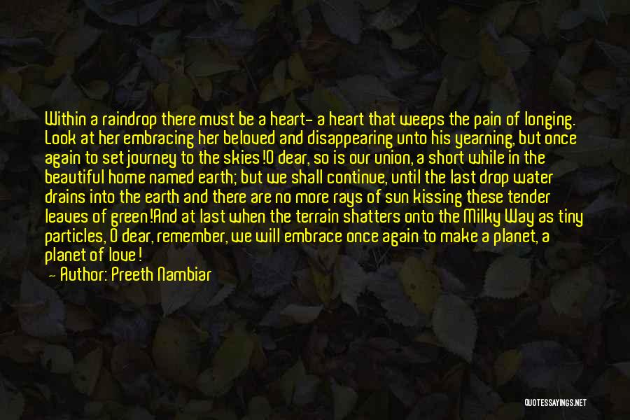 Disappearing Love Quotes By Preeth Nambiar