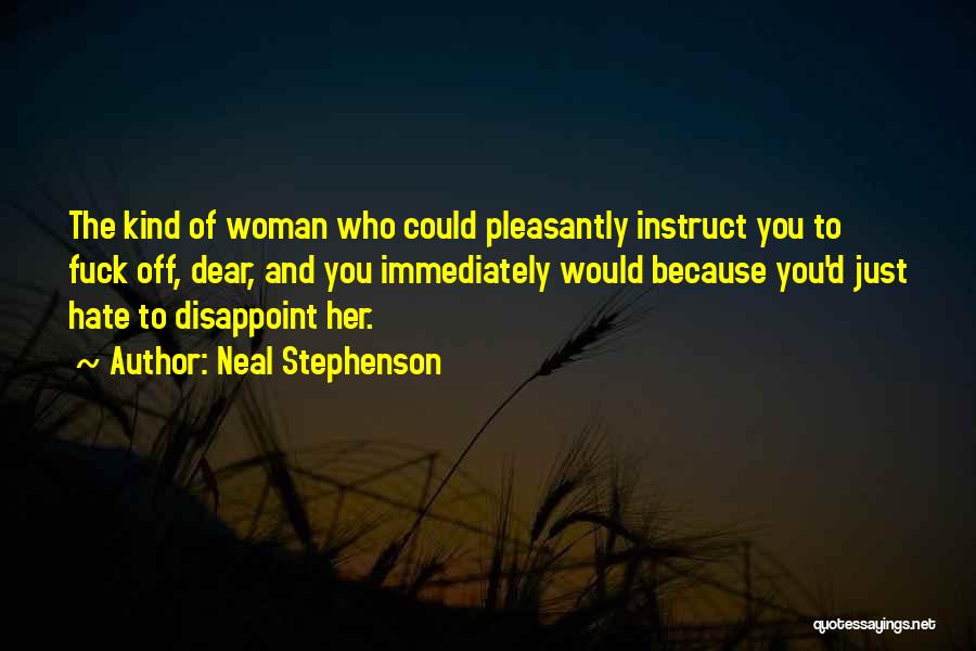 Disappoint Myself Quotes By Neal Stephenson