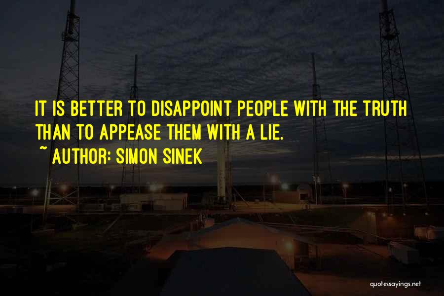 Disappoint Quotes By Simon Sinek