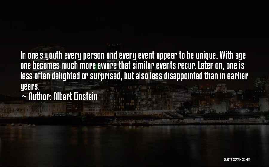 Disappointed But Not Surprised Quotes By Albert Einstein