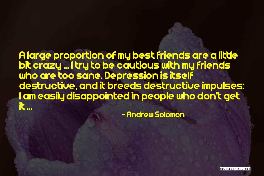 Disappointed Friends Quotes By Andrew Solomon Disappointed Friends Quotes By Andrew Solomon