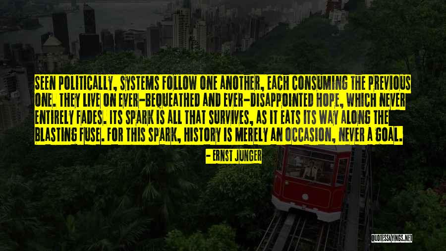 Disappointed Hope Quotes By Ernst Junger Disappointed Hope Quotes By Ernst Junger