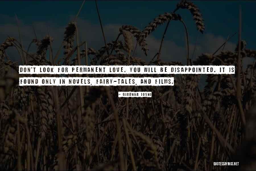 Disappointed In You Love Quotes By Girdhar Joshi Disappointed In You Love Quotes By Girdhar Joshi