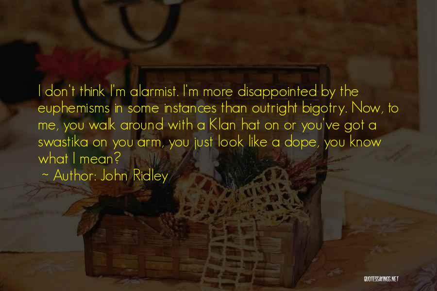 Disappointed In You Quotes By John Ridley