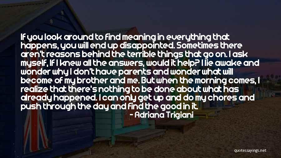 Disappointed Parents Quotes By Adriana Trigiani