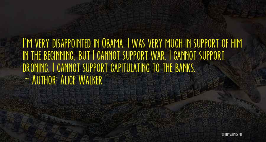 Disappointed To Him Quotes By Alice Walker