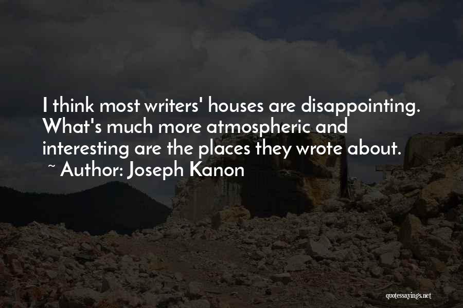 Disappointing Quotes By Joseph Kanon