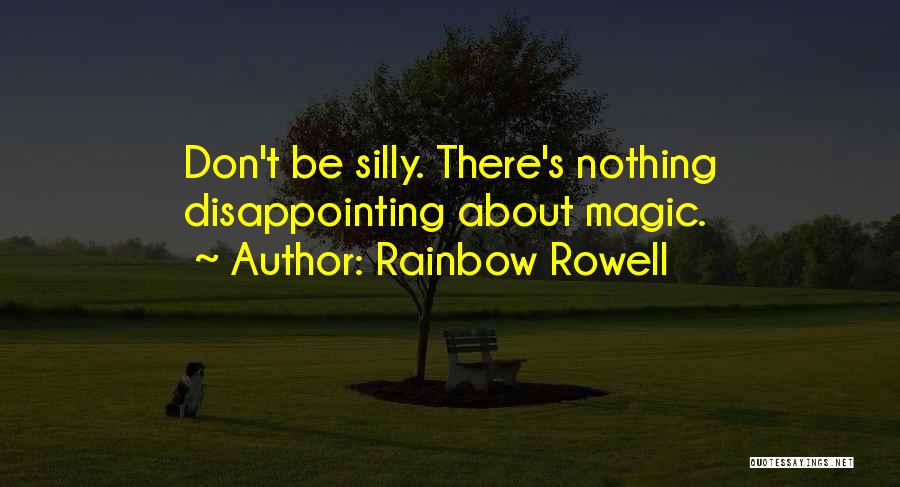 Disappointing Quotes By Rainbow Rowell