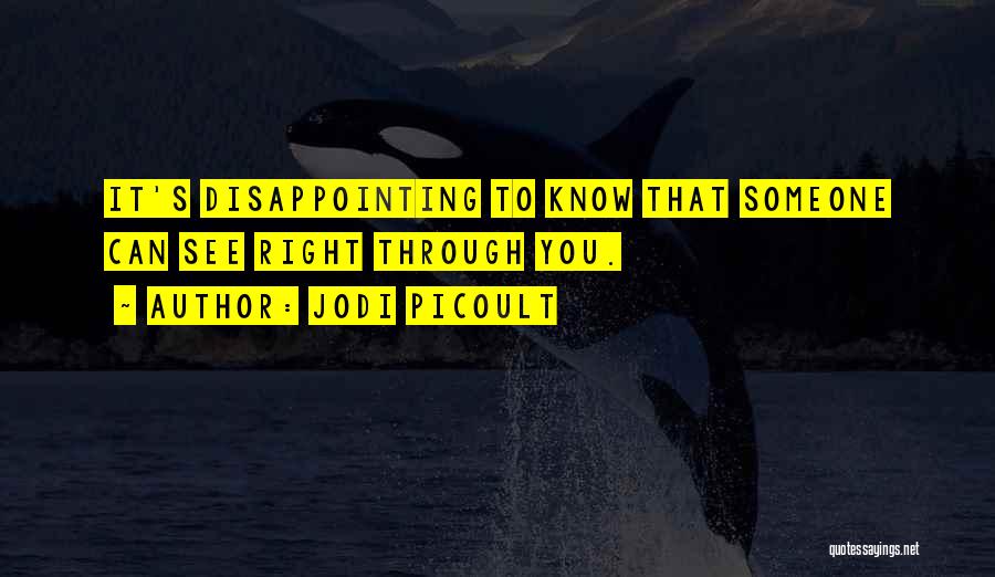 Disappointing Someone Quotes By Jodi Picoult