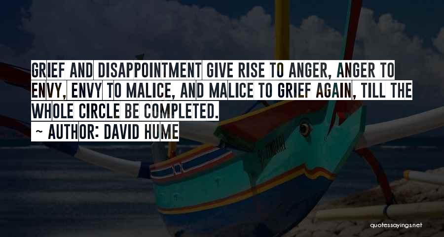 Disappointment And Anger Quotes By David Hume