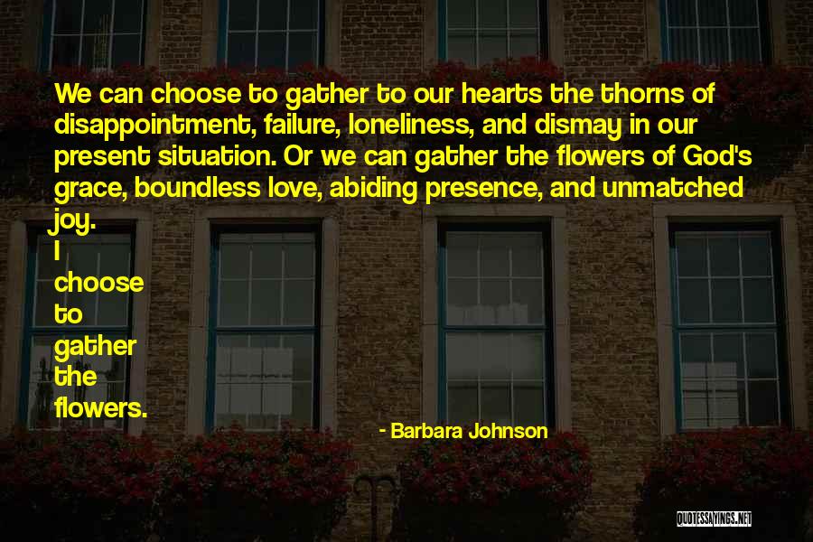 Disappointment And God Quotes By Barbara Johnson