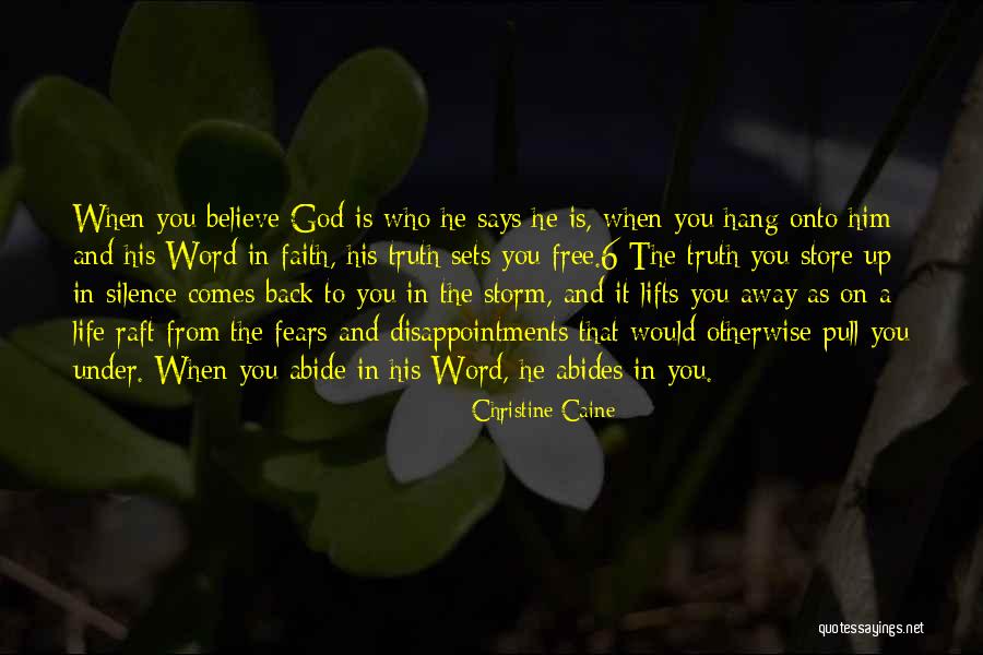 Disappointment And God Quotes By Christine Caine