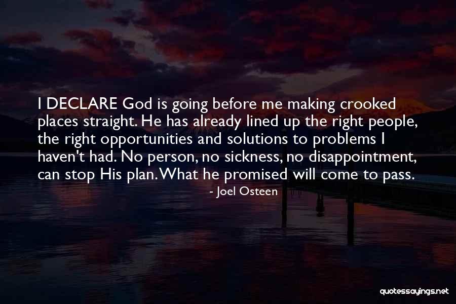 Disappointment And God Quotes By Joel Osteen