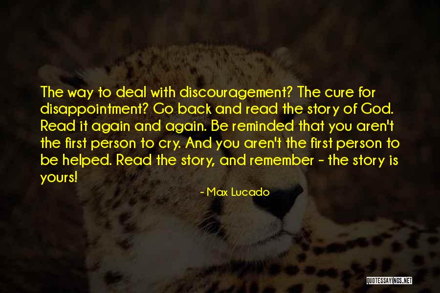 Disappointment And God Quotes By Max Lucado