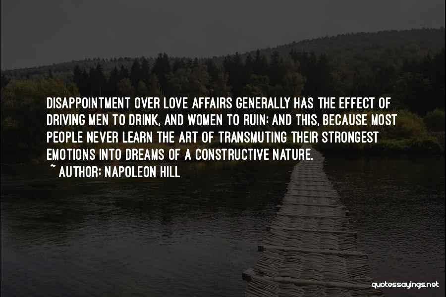 Disappointment And Love Quotes By Napoleon Hill