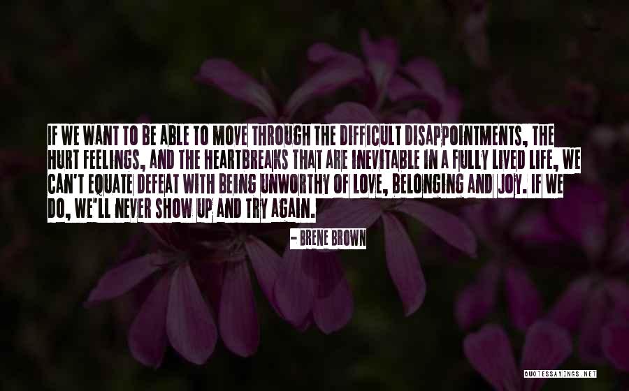 Disappointment And Moving On Quotes By Brene Brown