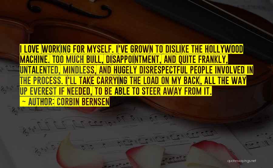 Disappointment From Love Quotes By Corbin Bernsen