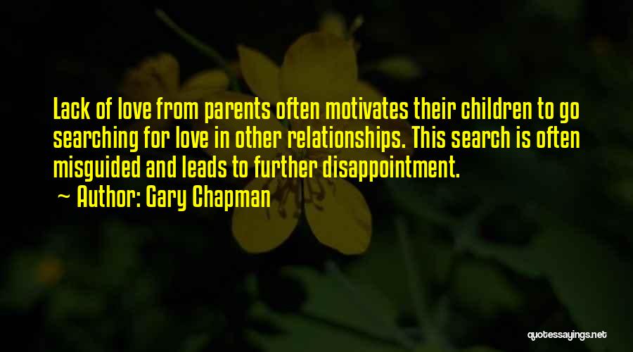 Disappointment From Love Quotes By Gary Chapman