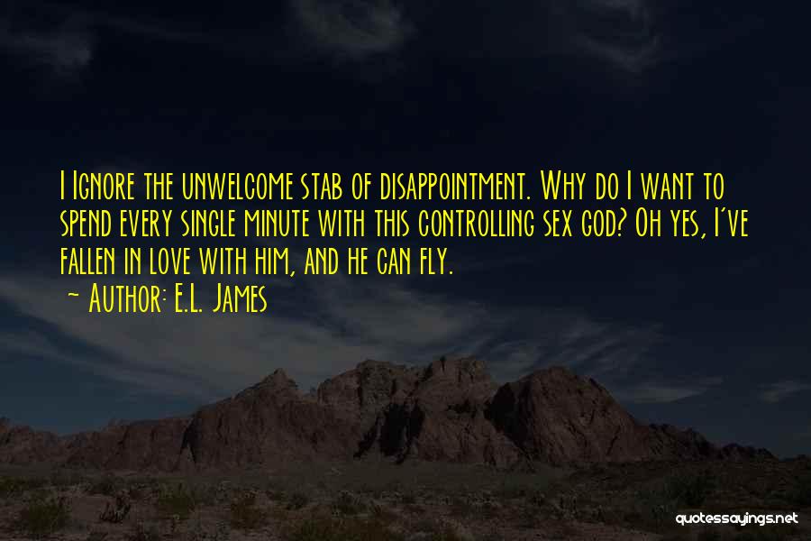 Disappointment In Him Quotes By E.L. James