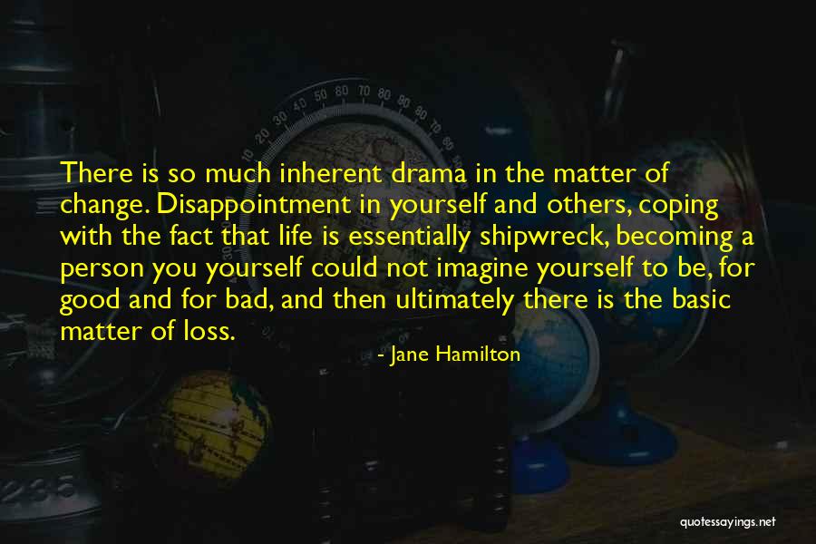 Disappointment To Others Quotes By Jane Hamilton