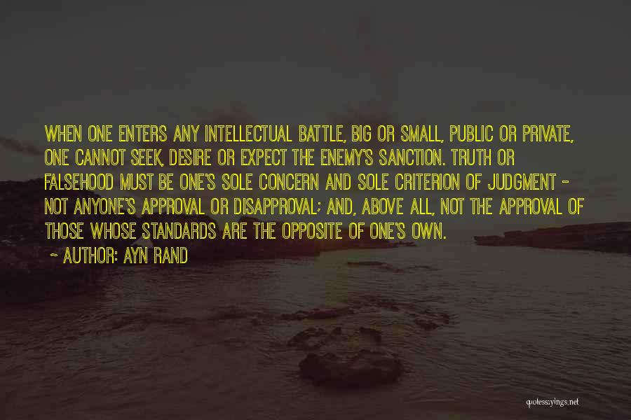 Disapproval Quotes By Ayn Rand