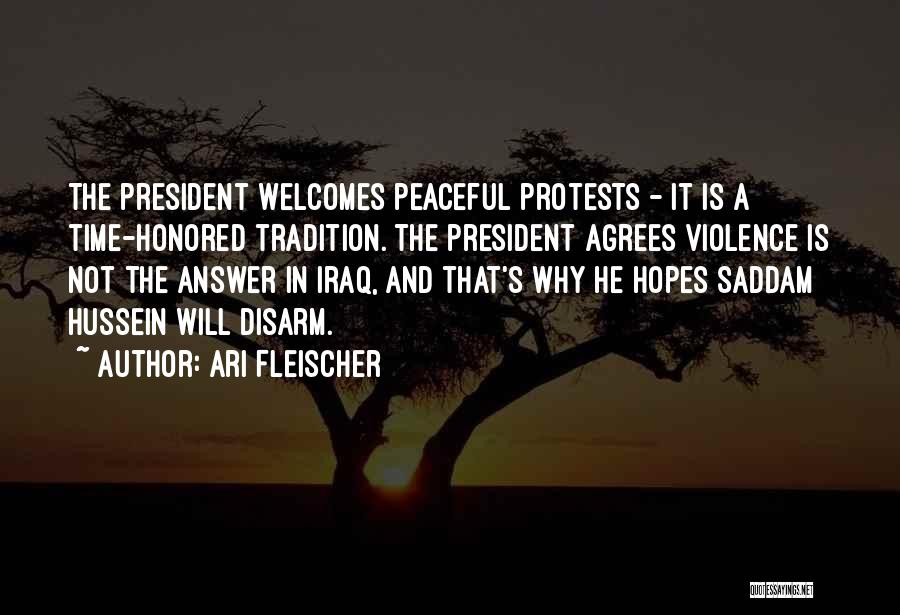 Disarm Quotes By Ari Fleischer