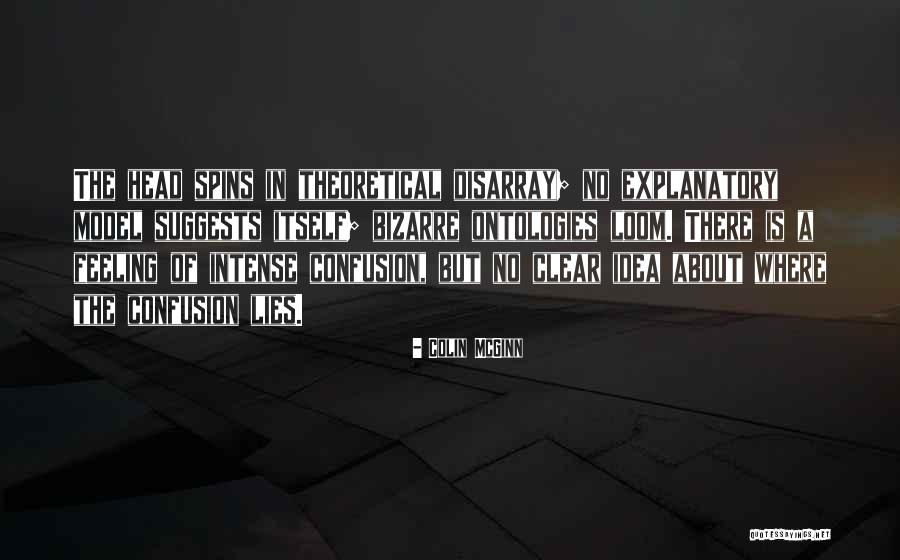 Disarray Quotes By Colin McGinn Disarray Quotes By Colin McGinn