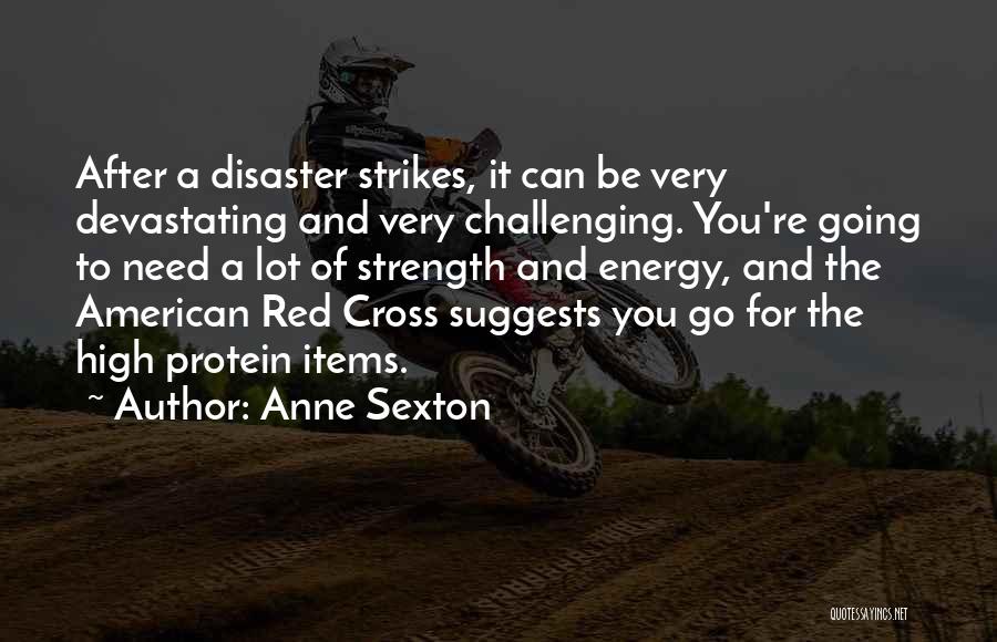 Disaster Strikes Quotes By Anne Sexton