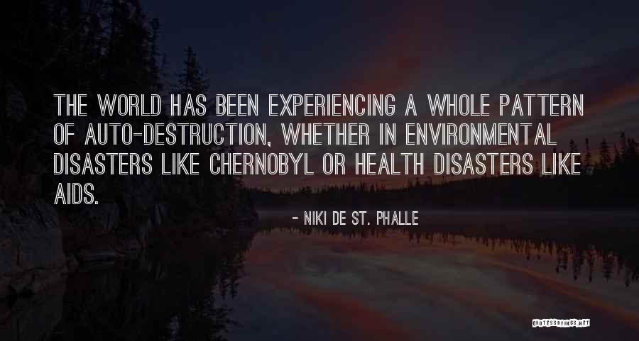 Disasters In The World Quotes By Niki De St. Phalle