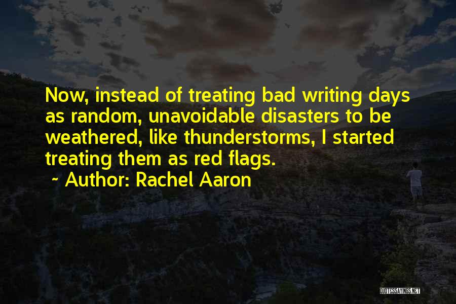 Disasters Quotes By Rachel Aaron