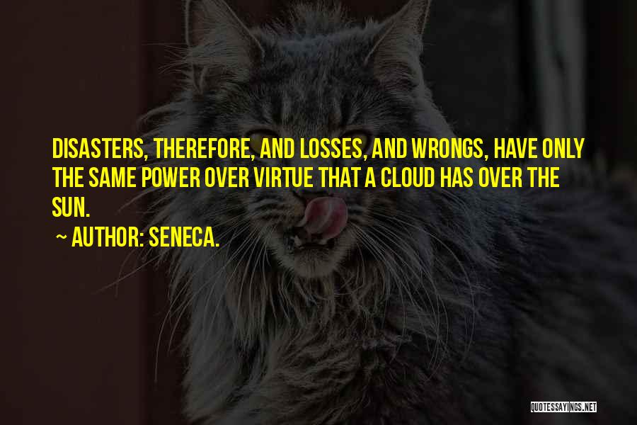 Disasters Quotes By Seneca.