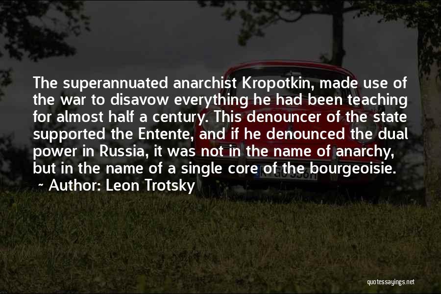 Disavow Quotes By Leon Trotsky