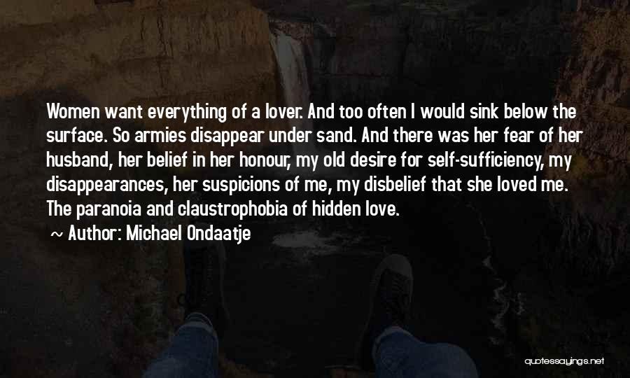 Disbelief In Love Quotes By Michael Ondaatje