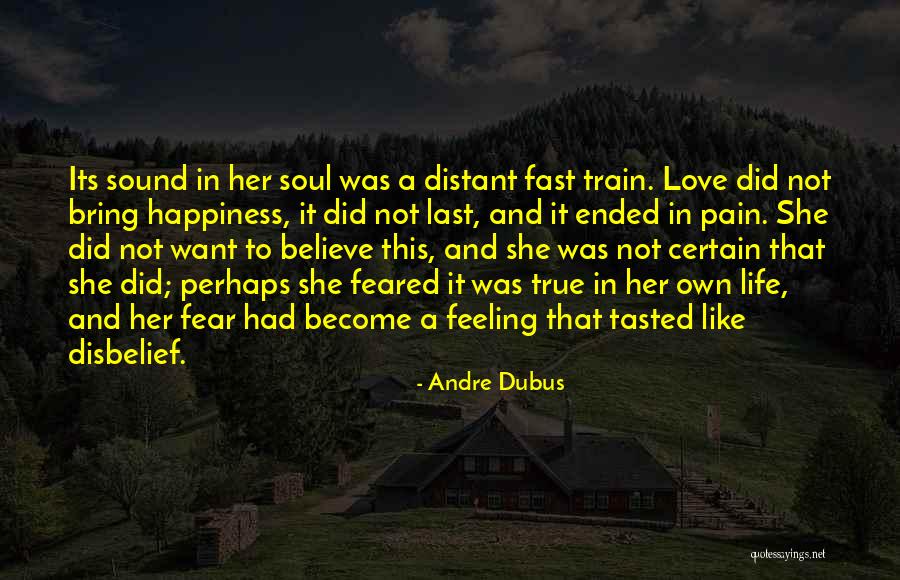 Disbelief Love Quotes By Andre Dubus